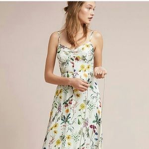 Anthro Kultaranta Botanical Dress